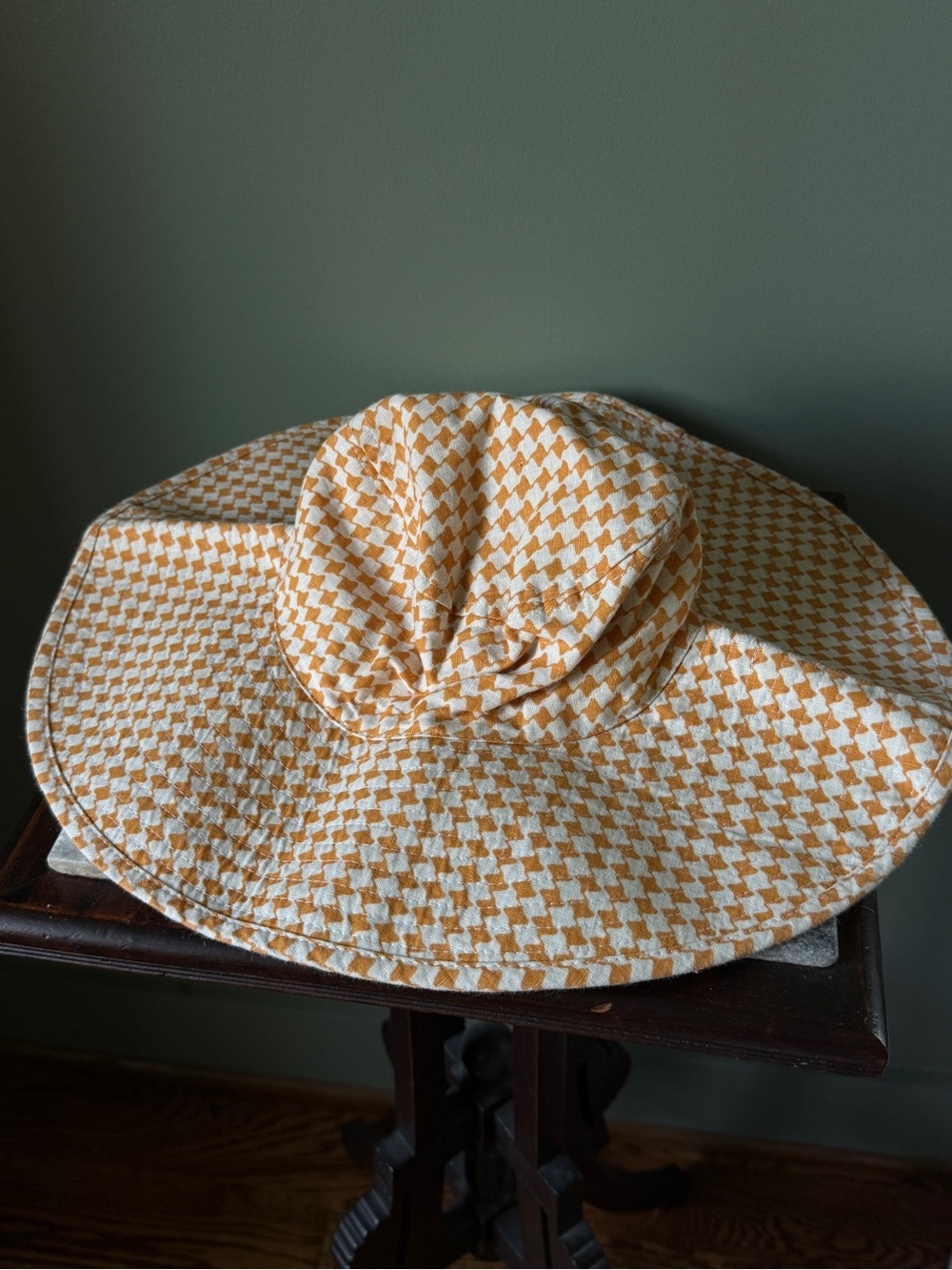 DISSH Gaia Mango Geo wide-brim hat